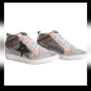Freebird Womens Metallic 516 Distressed Leather Shoe 7